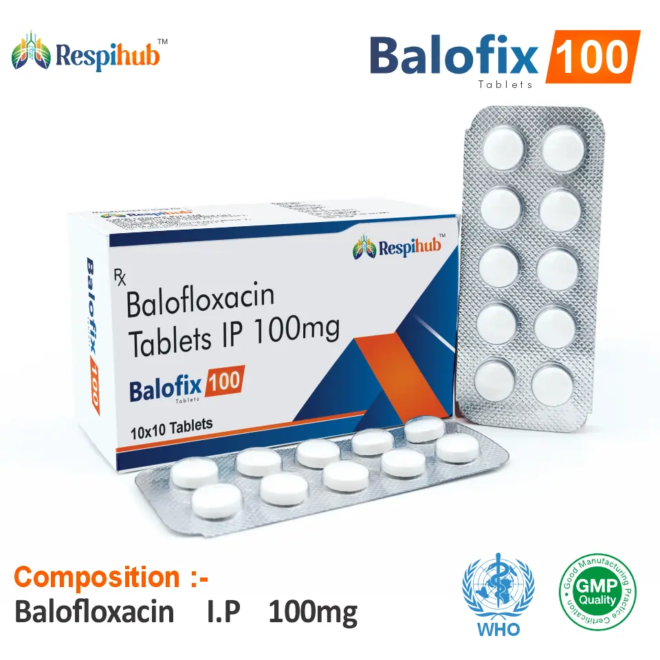 Balofloxacin 100 mg tablet PCD pharma franchise
